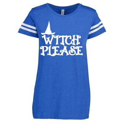 Witch Please Halloween Funny Enza Ladies Jersey Football T-Shirt