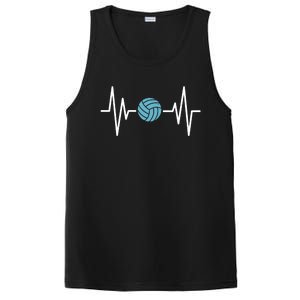 Water Polo Heartbeat Waterpolo Love Water Polo Gift PosiCharge Competitor Tank