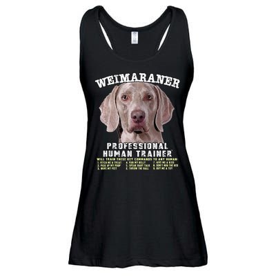 Weimaraner Professional Human Trainer Cute Dog Ladies Essential Flowy Tank