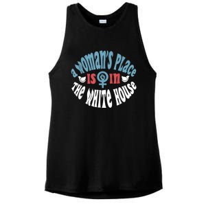 WomanS Place Is In The White House President Quote 2024 Ladies PosiCharge Tri-Blend Wicking Tank