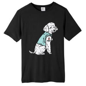 Womens Poodle I Love Mom Tattoo Cute Pet Dog Owner Lover Women Gift Tall Fusion ChromaSoft Performance T-Shirt