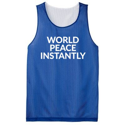 World Peace Instantly Funny Gift Mesh Reversible Basketball Jersey Tank