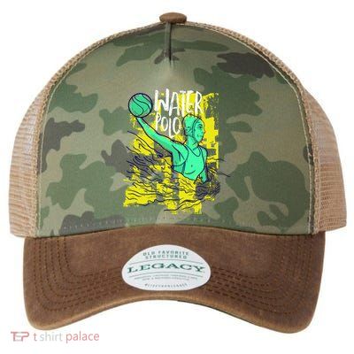 Water Polo In Action Legacy Tie Dye Trucker Hat