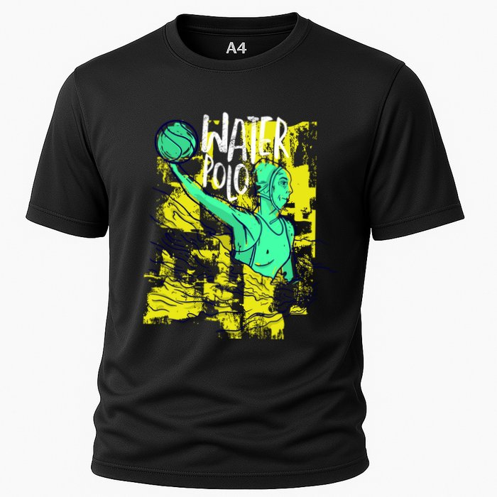 Water Polo In Action Cooling Performance Crew T-Shirt