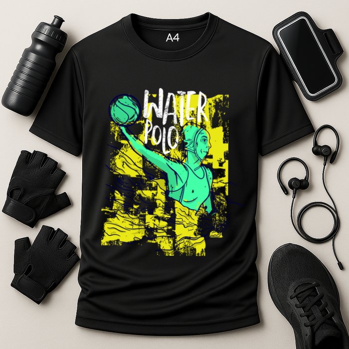 Water Polo In Action Cooling Performance Crew T-Shirt