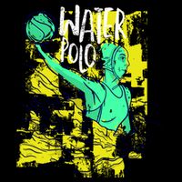 Water Polo In Action Cooling Performance Crew T-Shirt