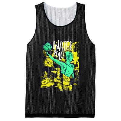 Water Polo In Action Mesh Reversible Basketball Jersey Tank