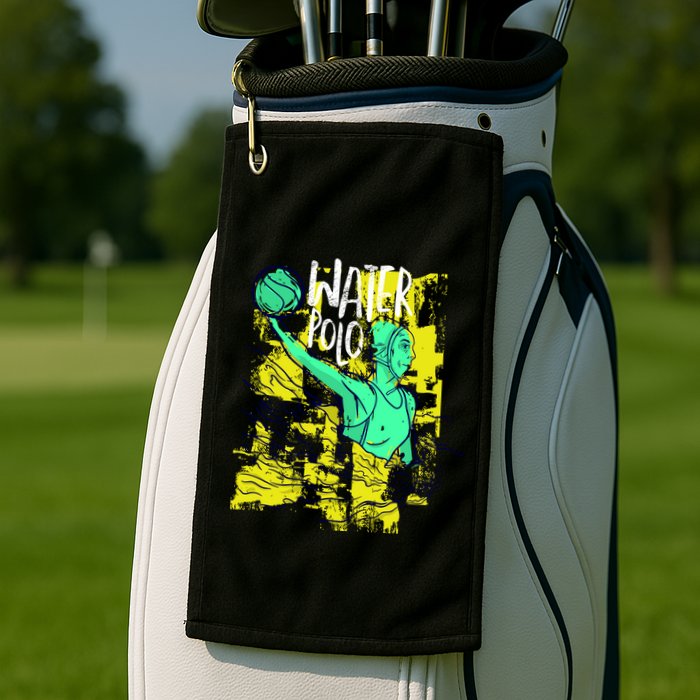 Water Polo In Action Golf Towel