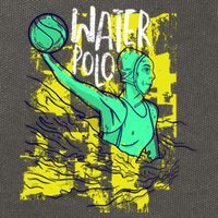 Water Polo In Action Cotton Canvas Backpack