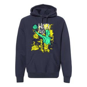 Water Polo In Action Premium Hoodie