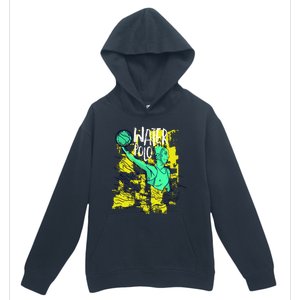 Water Polo In Action Urban Pullover Hoodie