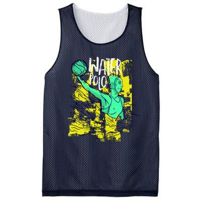 Water Polo In Action Mesh Reversible Basketball Jersey Tank