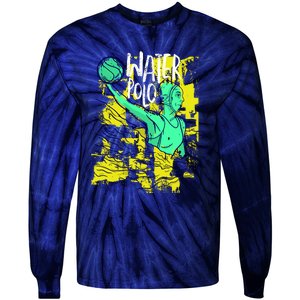 Water Polo In Action Tie-Dye Long Sleeve Shirt