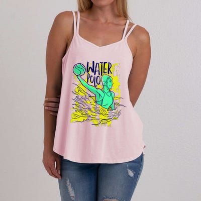 Water Polo In Action Women's Strappy Tank