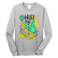 Water Polo In Action Long Sleeve Shirt