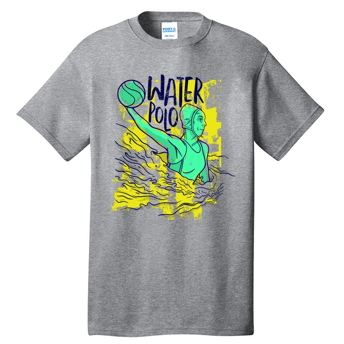 Water Polo In Action Tall T-Shirt