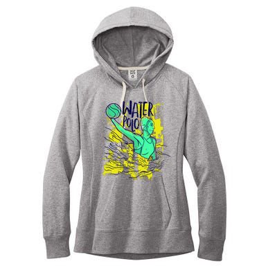 Water Polo In Action Women's Fleece Hoodie