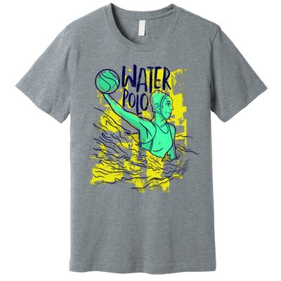 Water Polo In Action Premium T-Shirt