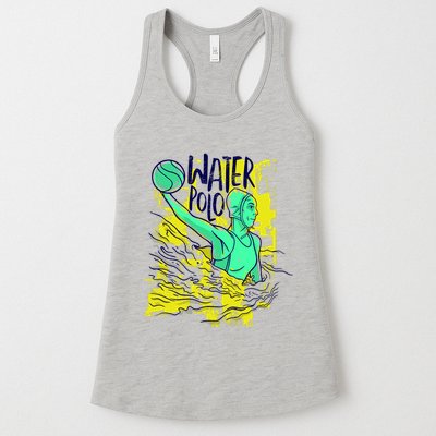 Water Polo In Action Womens Tank Top
