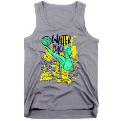 Water Polo In Action Tank Top