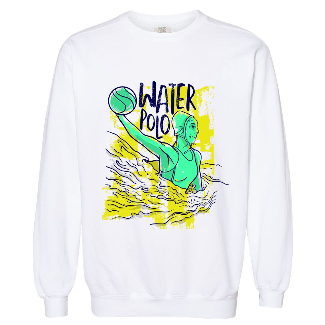 Water Polo In Action Garment-Dyed Sweatshirt