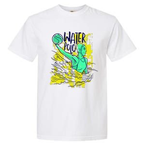 Water Polo In Action Garment-Dyed Heavyweight T-Shirt