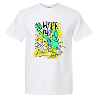 Water Polo In Action Garment-Dyed Heavyweight T-Shirt