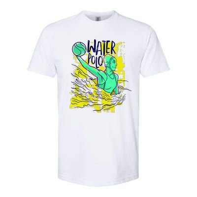 Water Polo In Action Softstyle CVC T-Shirt