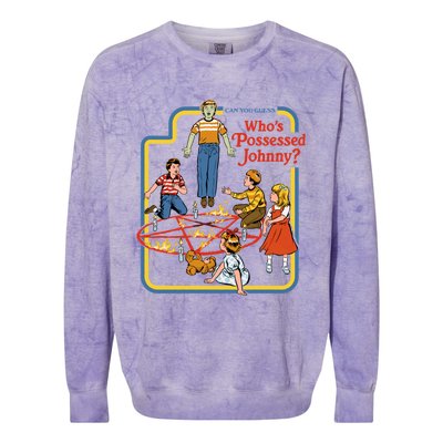 Who&X27;S Possessed Johnny Colorblast Crewneck Sweatshirt