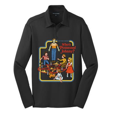 Who&X27;S Possessed Johnny Silk Touch Performance Long Sleeve Polo