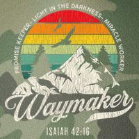 Waymaker Promise Keeper Miracle Worker Christian Legacy Tie Dye Trucker Hat