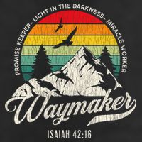 Waymaker Promise Keeper Miracle Worker Christian Cool Comfort Performance Bucket Hat