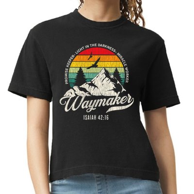 Waymaker Promise Keeper Miracle Worker Christian Comfort Colors Boxy T-Shirt