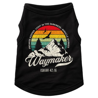 Waymaker Promise Keeper Miracle Worker Christian Doggie Tank