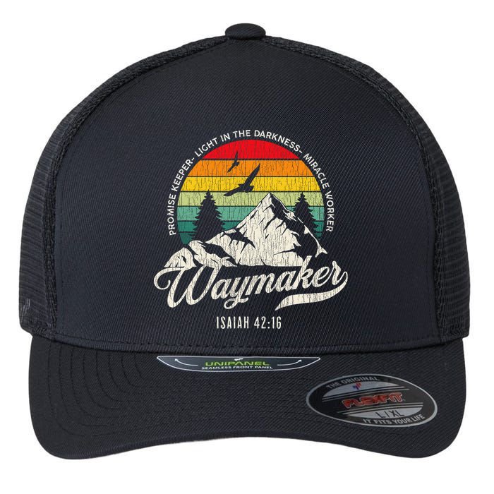 Waymaker Promise Keeper Miracle Worker Christian Flexfit Unipanel Trucker Cap