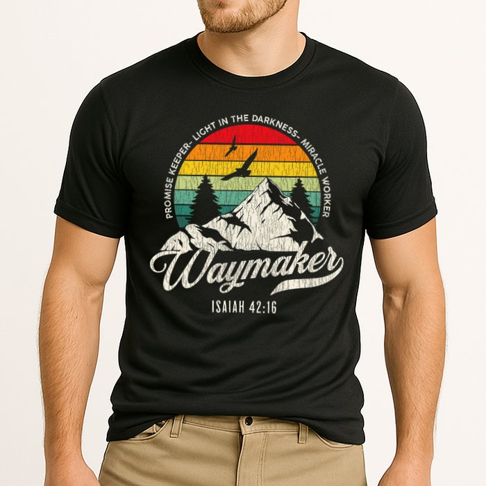 Waymaker Promise Keeper Miracle Worker Christian Performance Shirt