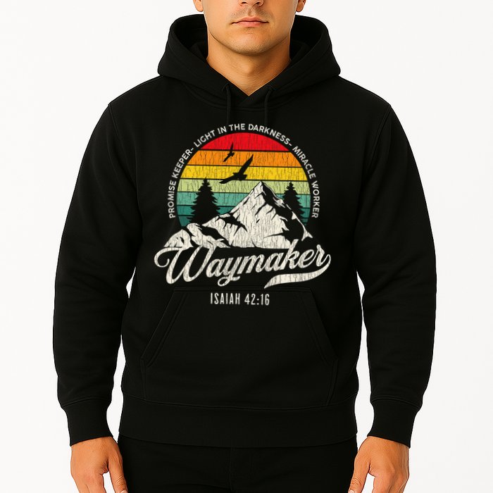 Waymaker Promise Keeper Miracle Worker Christian Hoodie