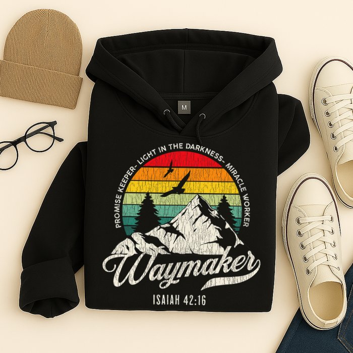 Waymaker Promise Keeper Miracle Worker Christian Hoodie
