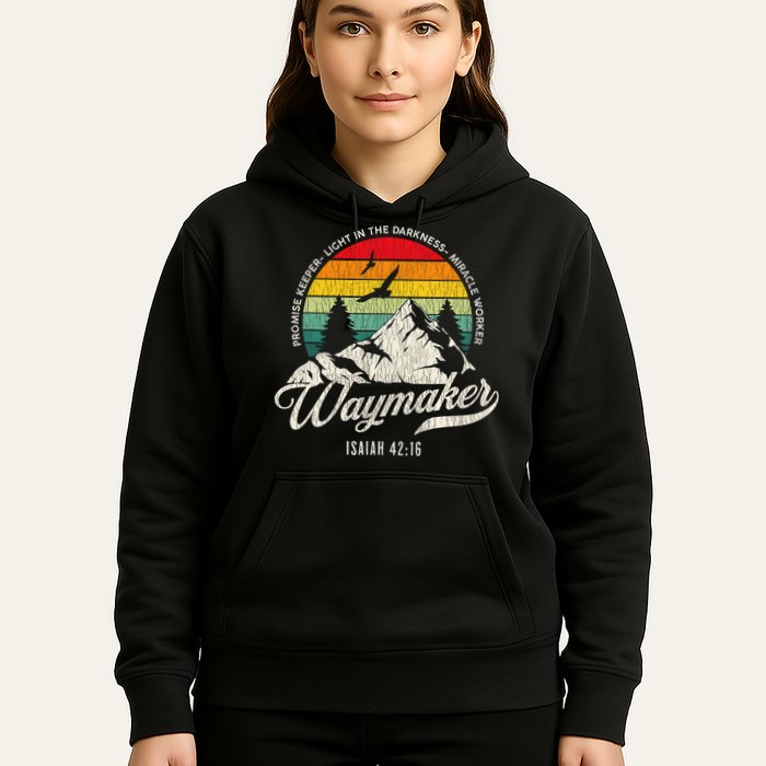 Waymaker Promise Keeper Miracle Worker Christian Hoodie