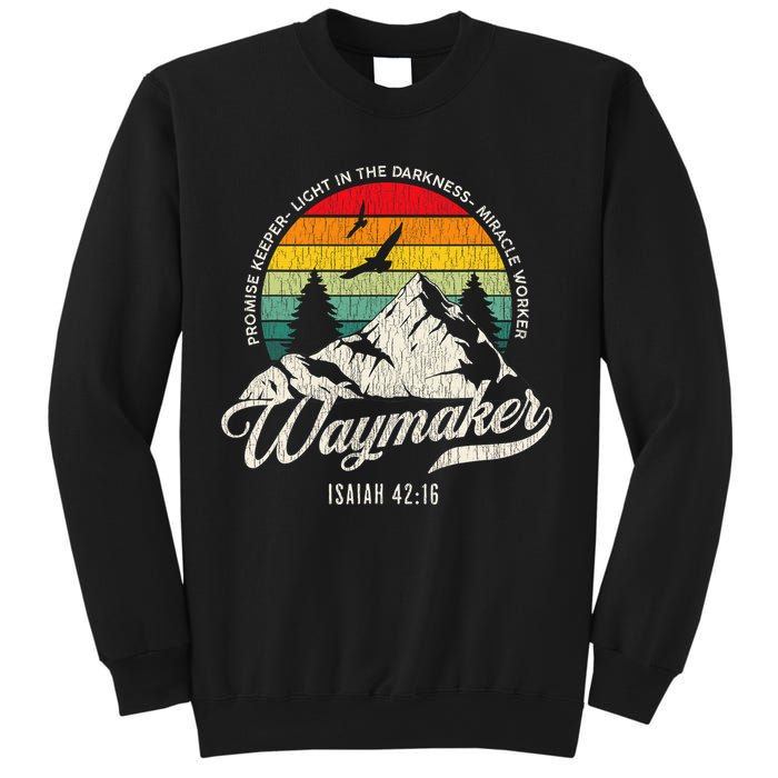 Waymaker Promise Keeper Miracle Worker Christian Sweatshirt