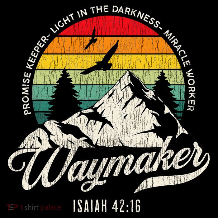Waymaker Promise Keeper Miracle Worker Christian City Backpack