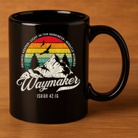 Waymaker Promise Keeper Miracle Worker Christian 11oz C Handle Ceramic Mug