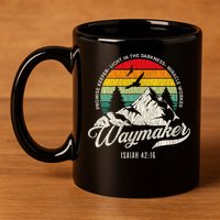 Waymaker Promise Keeper Miracle Worker Christian 11oz C Handle Ceramic Mug