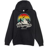 Waymaker Promise Keeper Miracle Worker Christian Premium Pullover Hoodie