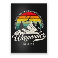Waymaker Promise Keeper Miracle Worker Christian Poster