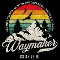 Waymaker Promise Keeper Miracle Worker Christian Poster