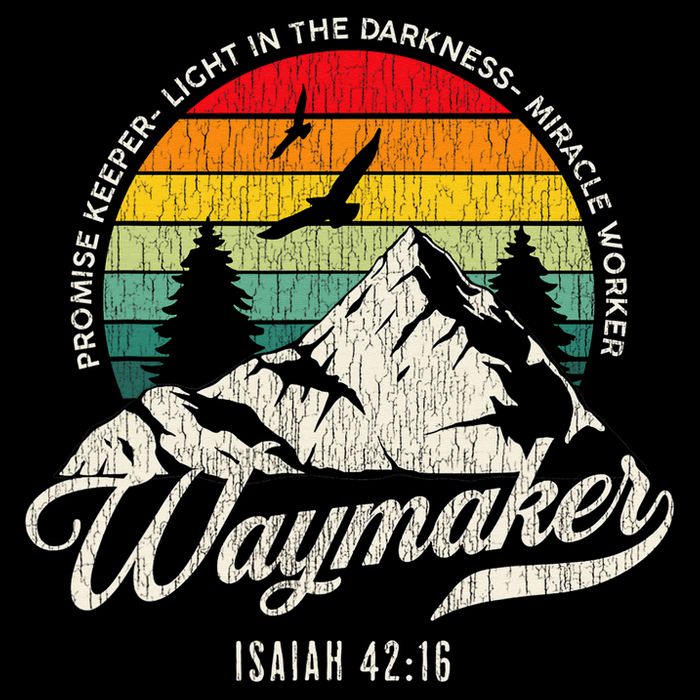 Waymaker Promise Keeper Miracle Worker Christian Poster