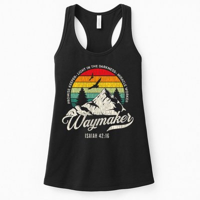 Waymaker Promise Keeper Miracle Worker Christian Womens Tank Top