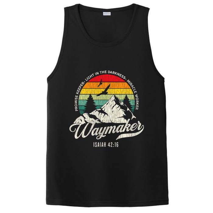 Waymaker Promise Keeper Miracle Worker Christian PosiCharge Competitor Tank