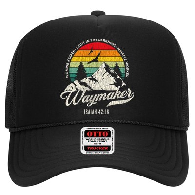 Waymaker Promise Keeper Miracle Worker Christian Trucker Hat